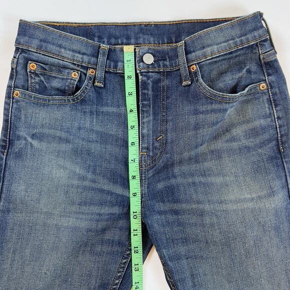 Levi’s 510 Skinny Jeans Men 32x30 Distressed Medium Wash Stretch Denim Pants - Picture 6 of 9